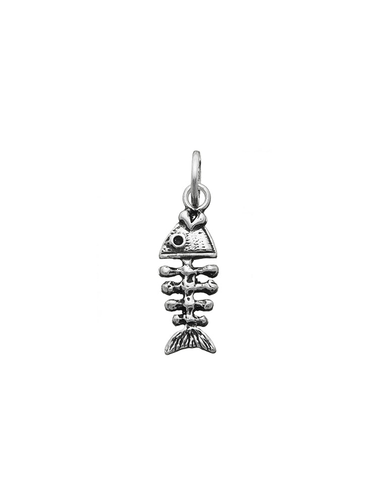 CHARM UNISEX LISCA DI PESCE IN ARGENTO 925 GIOVANNI RASPINI