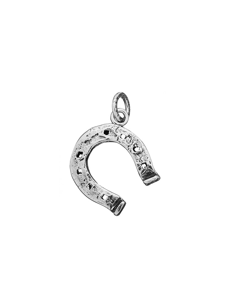 CHARM DONNA FERRO DI CAVALLO GRANDE IN ARGENTO 925 GIOVANNI RASPINI