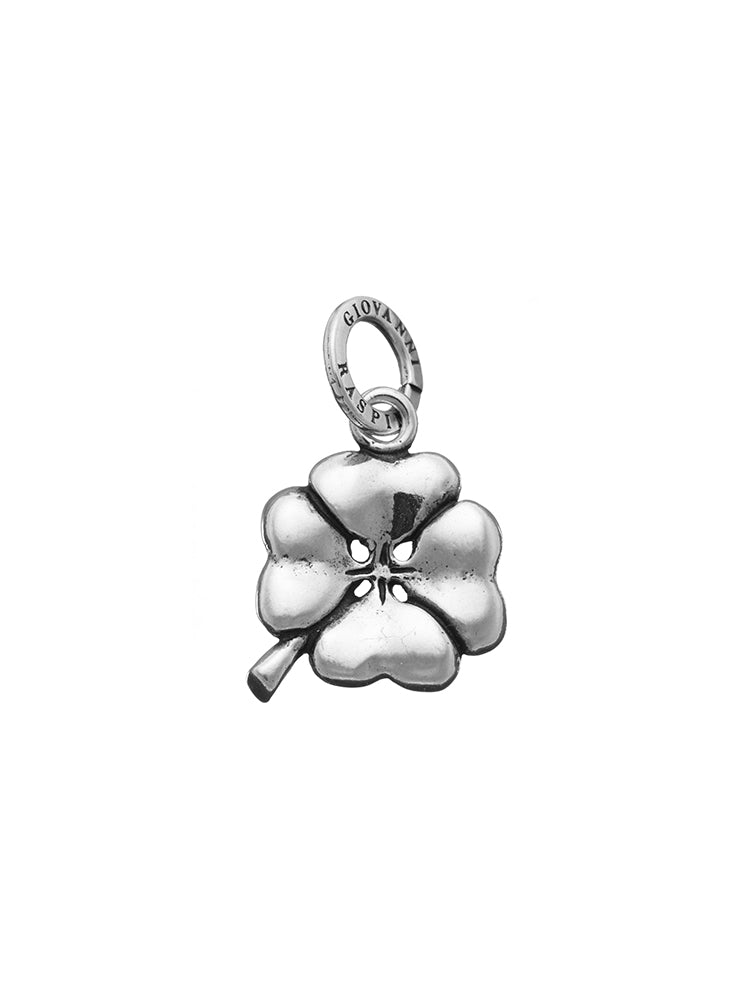 CHARM DONNA QUADRIFOGLIO MEDIO IN ARGENTO 925 GIOVANNI RASPINI