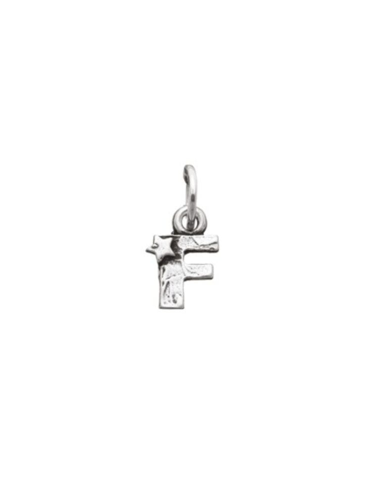 CHARM DONNA LETTERA F CON STELLA IN ARGENTO 925 GIOVANNI RASPINI