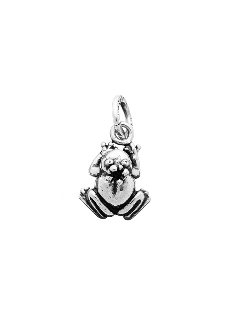 CHARM DONNA PRINCIPE RANOCCHIO IN ARGENTO 925 GIOVANNI RASPINI