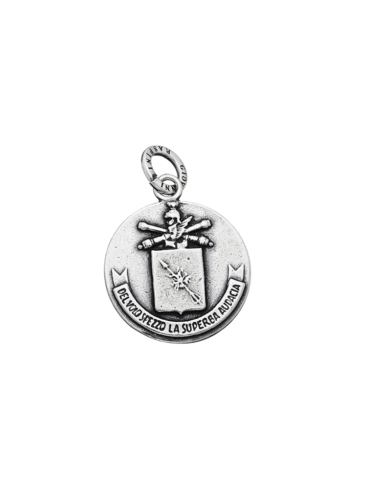 CHARM UNISEX MEDAGLIA MEDUSA CONTRAEREA IN ARGENTO 925 GIOVANNI RASPINI
