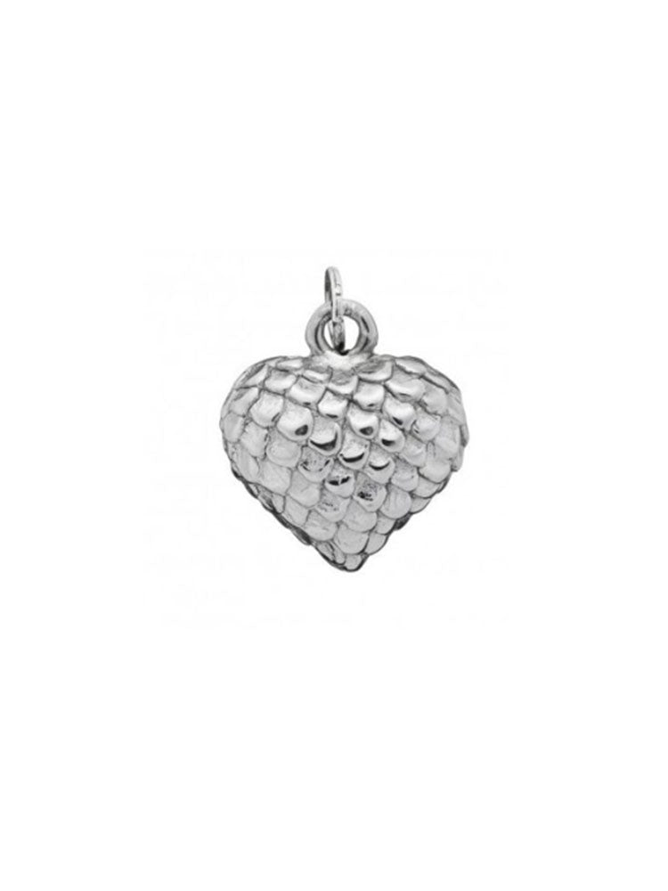 CHARM DONNA CUORE SERPENTE IN ARGENTO 925 GIOVANNI RASPINI