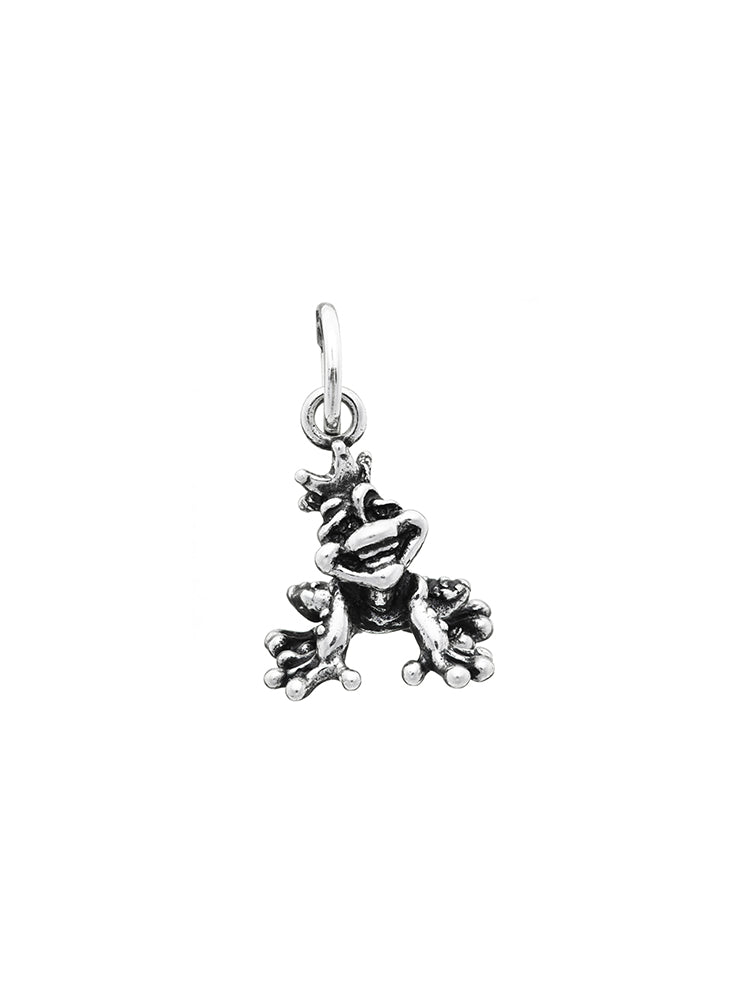 CHARM DONNA PRINCIPE RANOCCHIO IN ARGENTO 925 GIOVANNI RASPINI