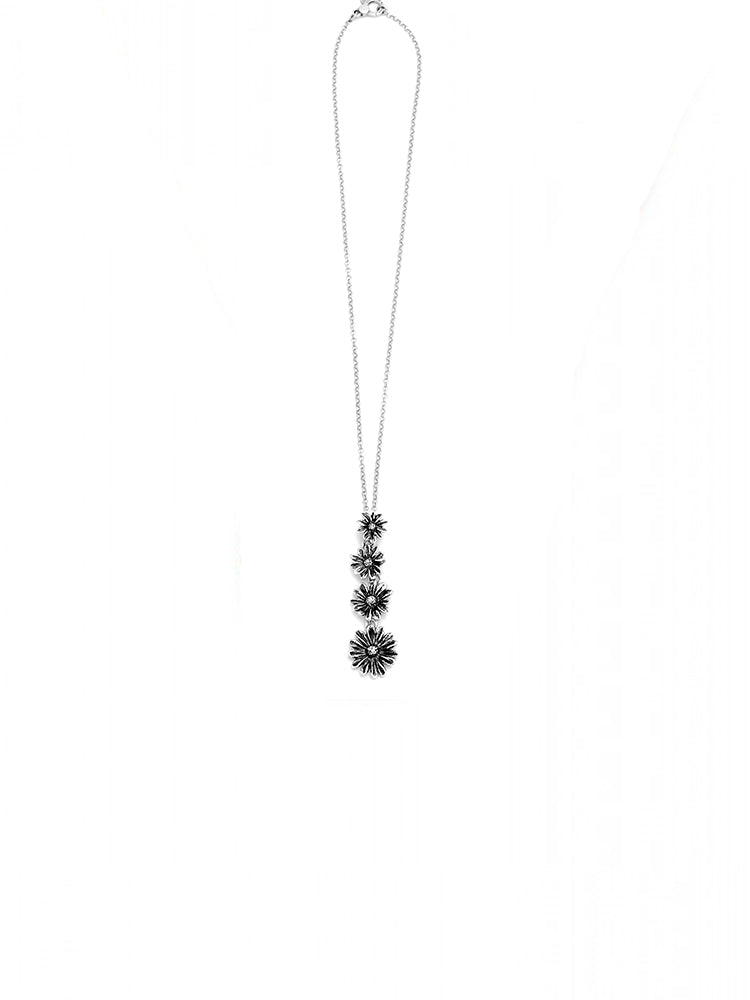 COLLANA DONNA GIROCOLLO MARGHERITE 45 CM IN ARGENTO 925 GIOVANNI RASPINI.