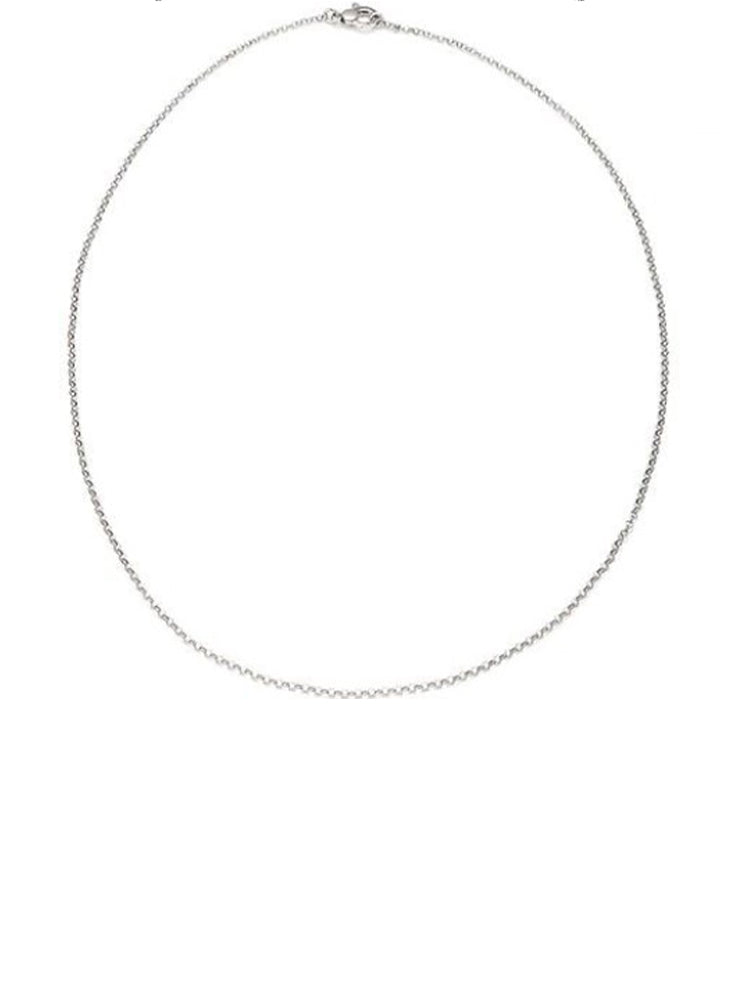 COLLANA DONNA CATENINA IN ARGENTO 45 CM GIOVANNI RASPINI