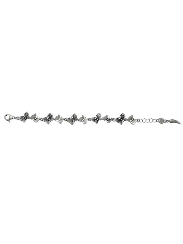 BRACCIALE DONNA FLORAL CON FARFALLE IN ARGENTO 925 GIOVANNI RASPINI