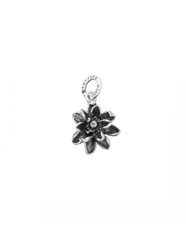 CHARM DONNA FIORE DI LOTO IN ARGENTO 925 GIOVANNI RASPINI