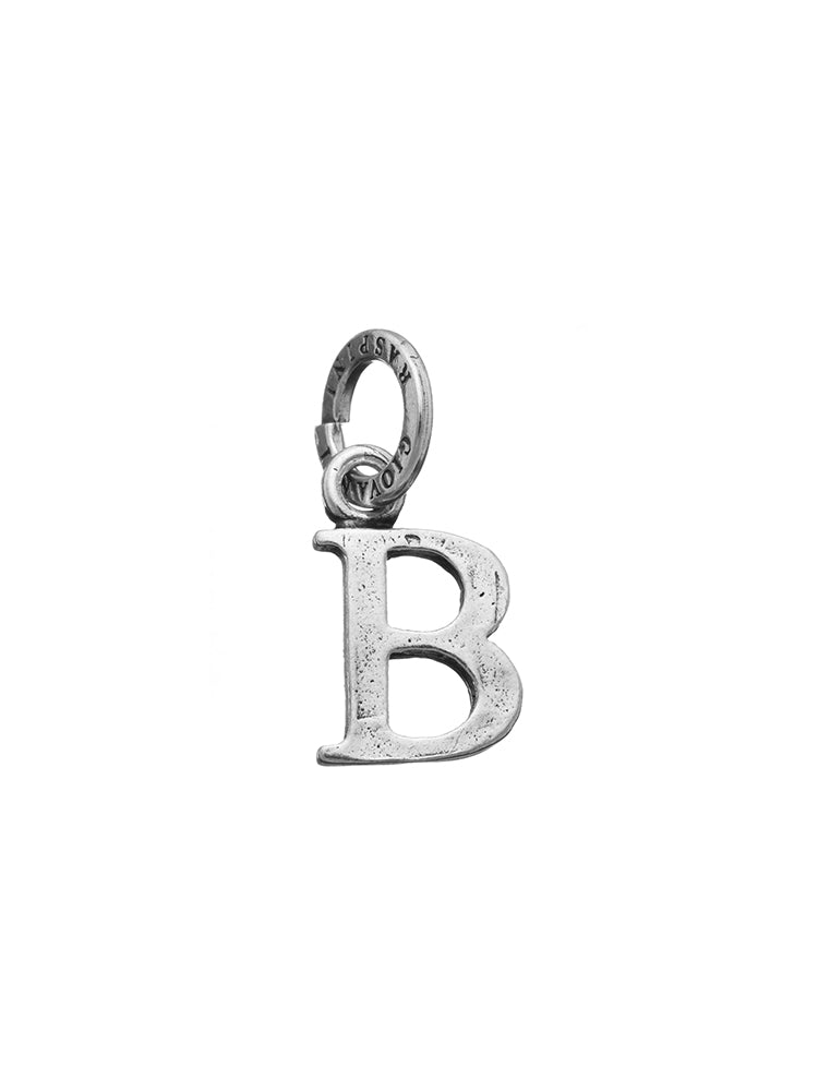 CHARM UNISEX LETTERA LOGO B IN ARGENTO 925 GIOVANNI RASPINI
