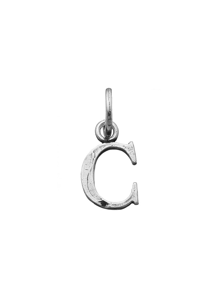 CHARM UNISEX LETTERA LOGO C IN ARGENTO 925 GIOVANNI RASPINI