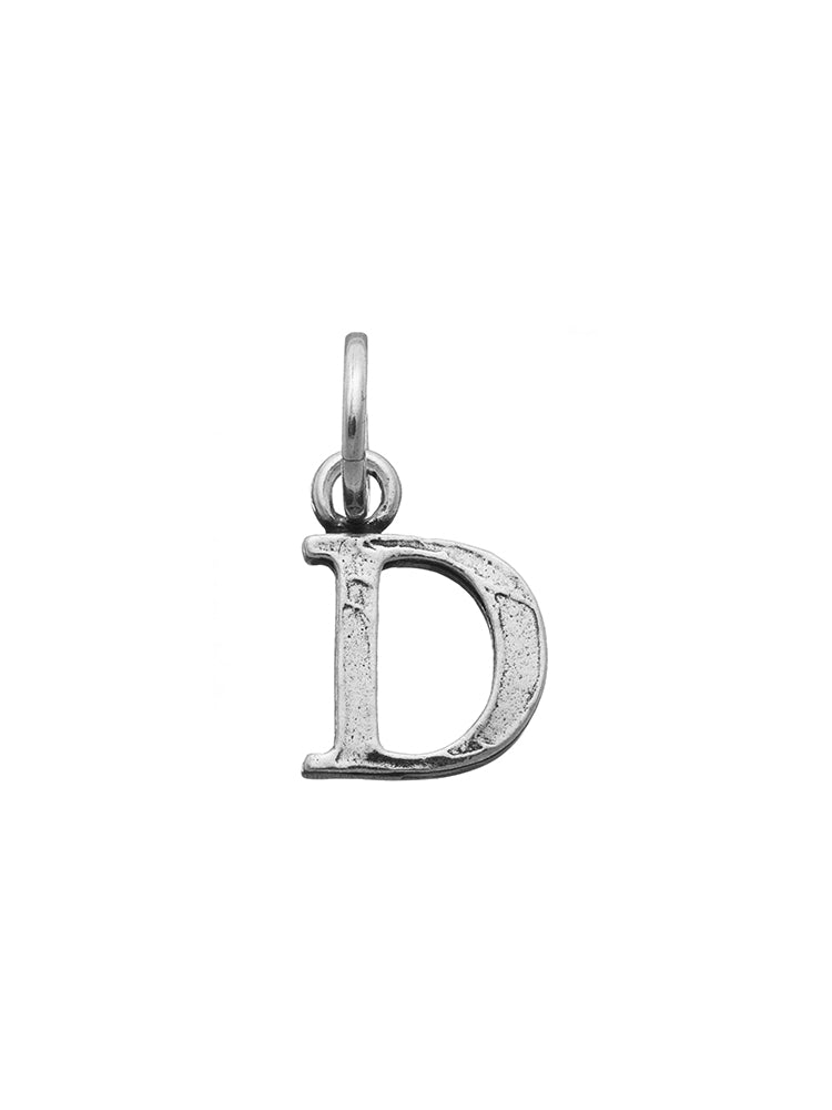 CHARM UNISEX LETTERA LOGO D IN ARGENTO 925 GIOVANNI RASPINI