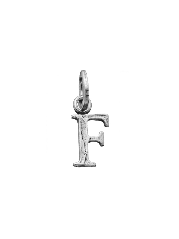 CHARM UNISEX LETTERA LOGO F IN ARGENTO 925 GIOVANNI RASPINI