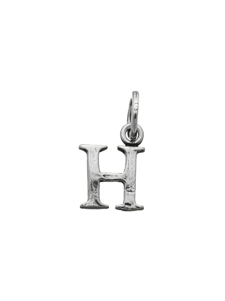 CHARM UNISEX LETTERA LOGO H IN ARGENTO 925 GIOVANNI RASPINI