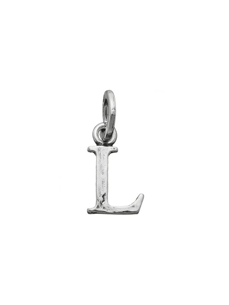 CHARM UNISEX LETTERA LOGO L IN ARGENTO 925 GIOVANNI RASPINI
