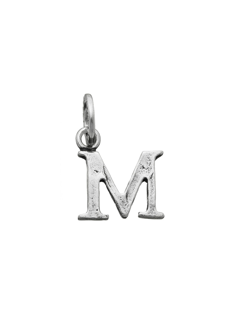 CHARM UNISEX LETTERA LOGO M IN ARGENTO 925 GIOVANNI RASPINI