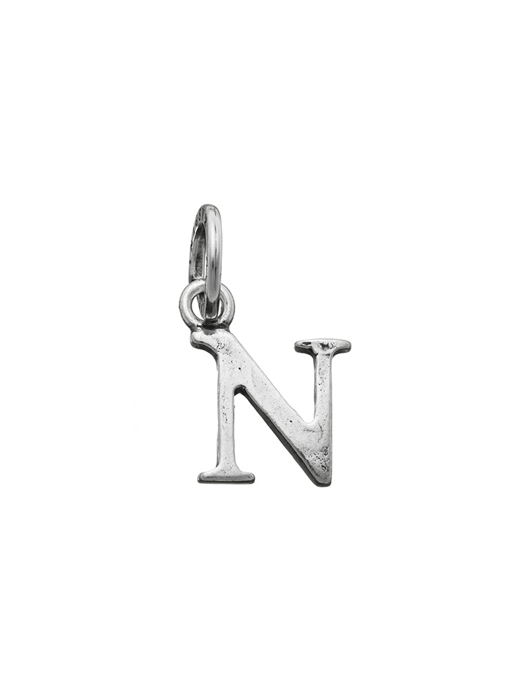 CHARM UNISEX LETTERA LOGO N IN ARGENTO 925 GIOVANNI RASPINI