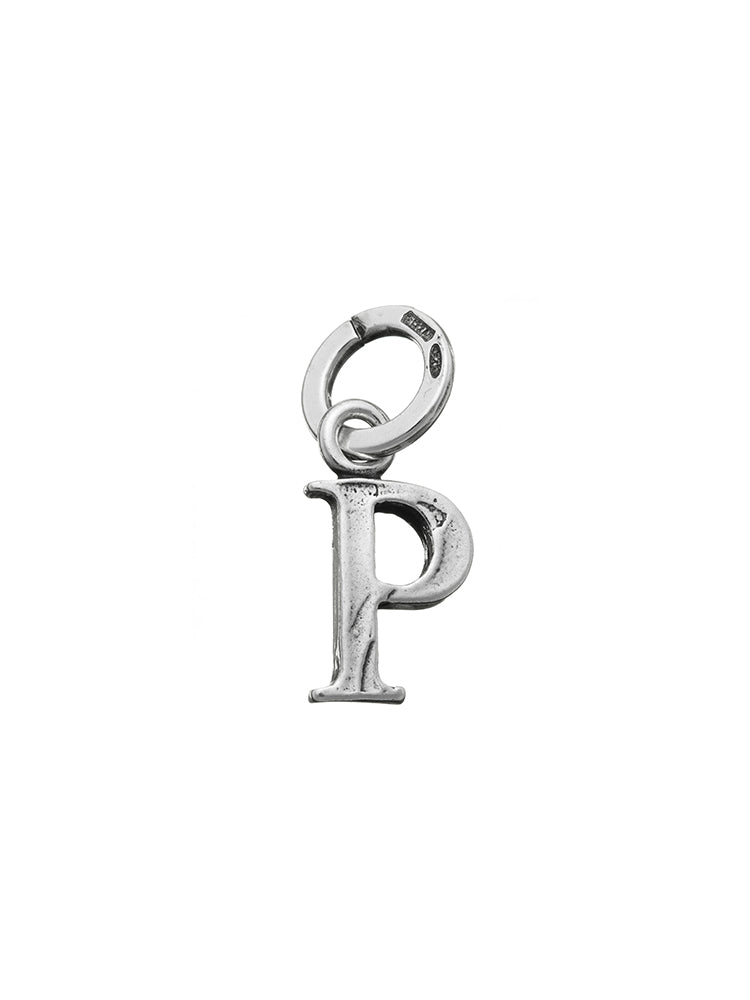 CHARM UNISEX LETTERA LOGO P IN ARGENTO 925 GIOVANNI RASPINI