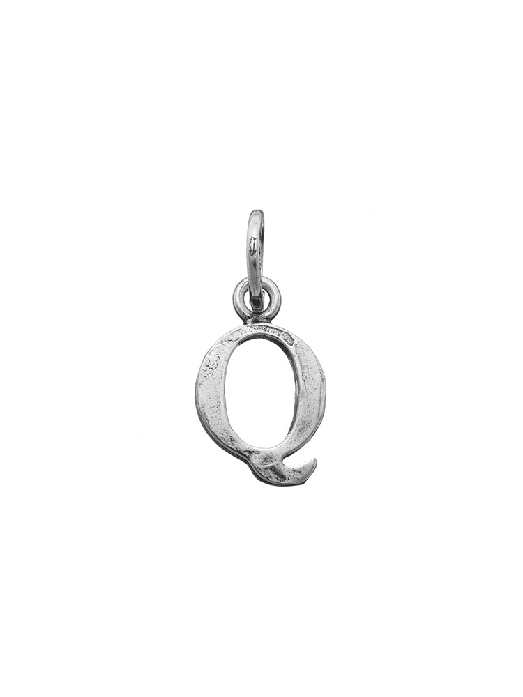 CHARM UNISEX LETTERA LOGO Q IN ARGENTO 925 GIOVANNI RASPINI