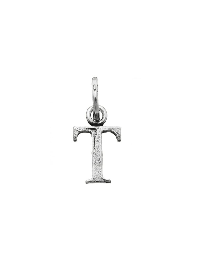 CHARM UNISEX LETTERA LOGO T IN ARGENTO 925 GIOVANNI RASPINI