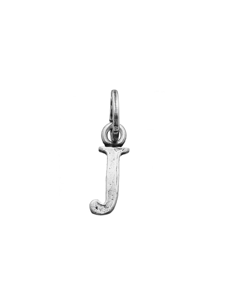 CHARM UNISEX LETTERA LOGO J IN ARGENTO 925 GIOVANNI RASPINI