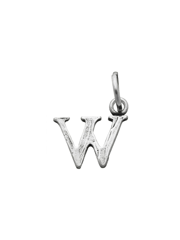 CHARM UNISEX LETTERA LOGO W IN ARGENTO 925 GIOVANNI RASPINI