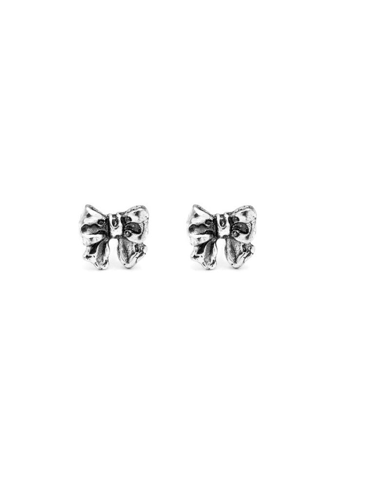 ORECCHINI A LOBO DONNA IN ARGENTO FIOCCO MINI GIOVANNI RASPINI