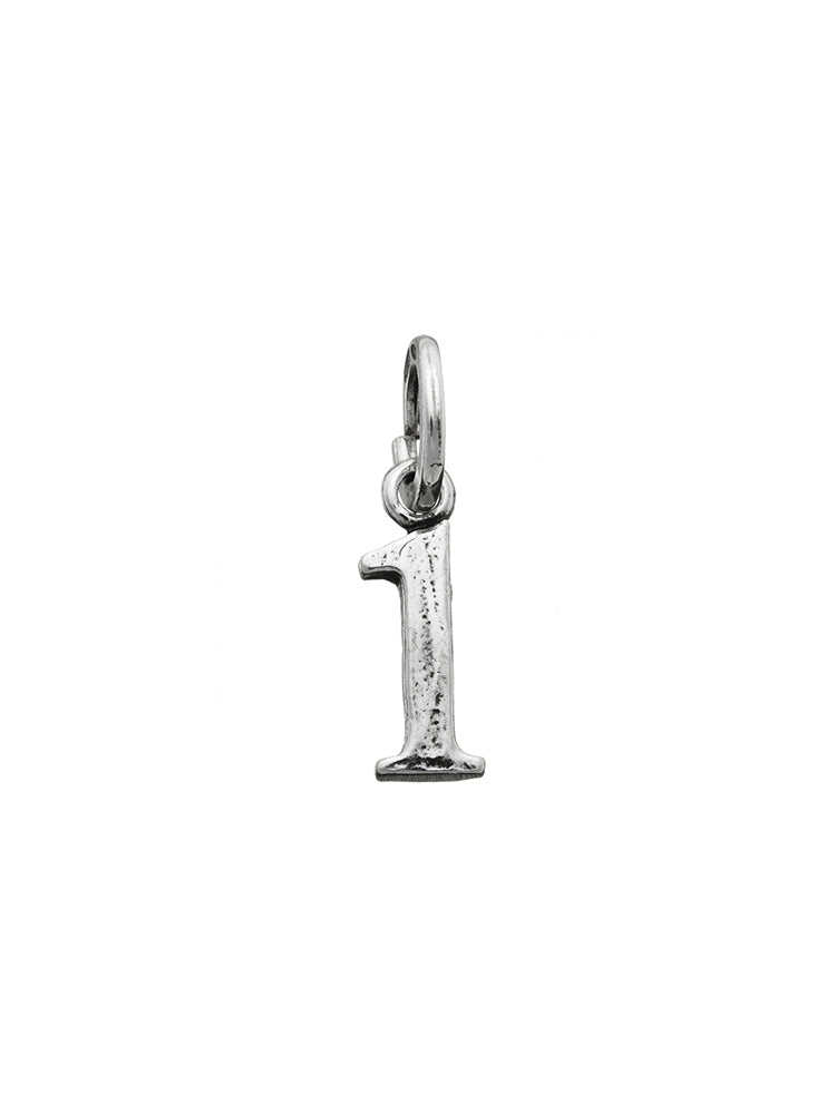 CHARM DONNA NUMERO 1 IN ARGENTO 925 GIOVANNI RASPINI