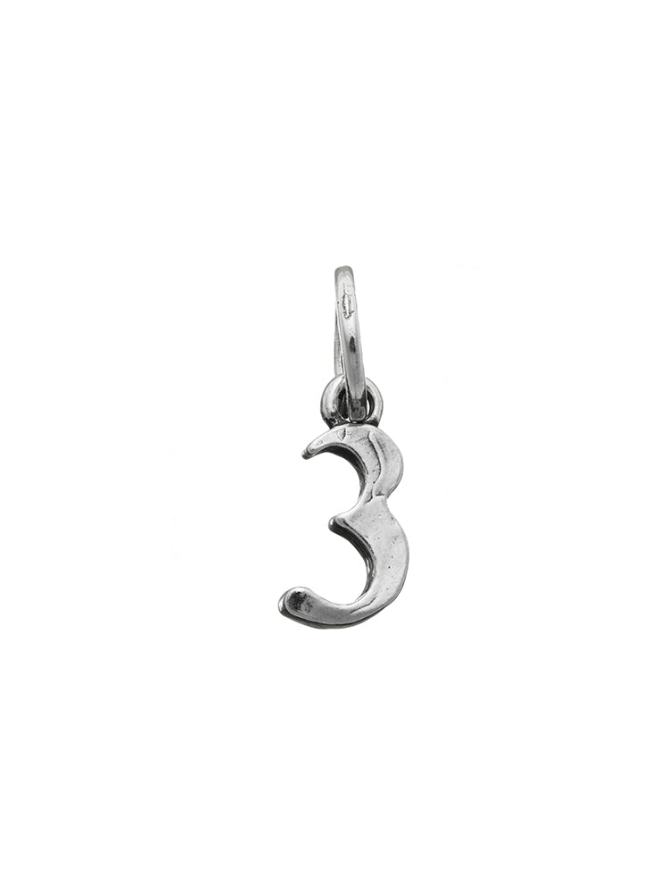 CHARM DONNA NUMERO 3 IN ARGENTO 925 GIOVANNI RASPINI