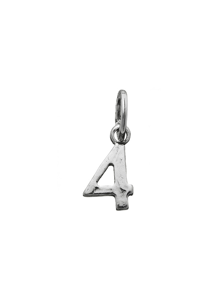 CHARM DONNA NUMERO 4 IN ARGENTO 925 GIOVANNI RASPINI