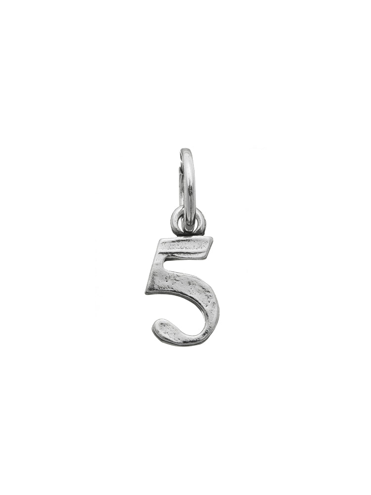 CHARM DONNA NUMERO 5 IN ARGENTO 925 GIOVANNI RASPINI