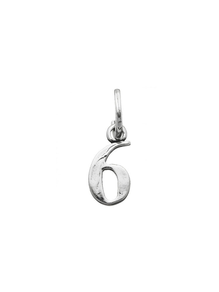 CHARM DONNA NUMERO 6 IN ARGENTO 925 GIOVANNI RASPINI
