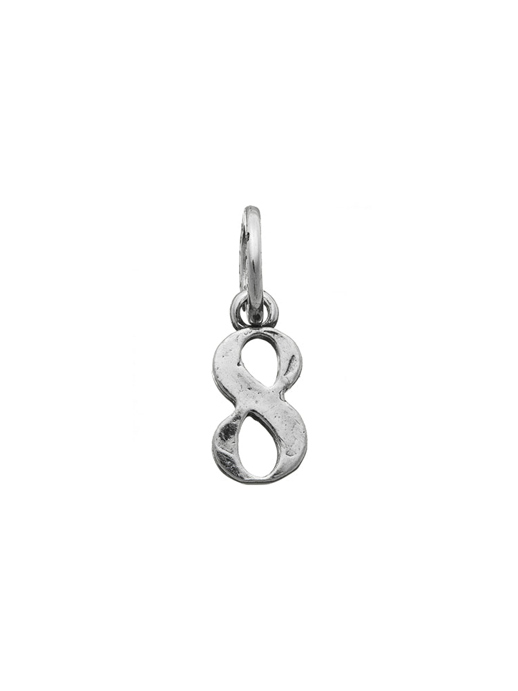 CHARM DONNA NUMERO 8 IN ARGENTO 925 GIOVANNI RASPINI