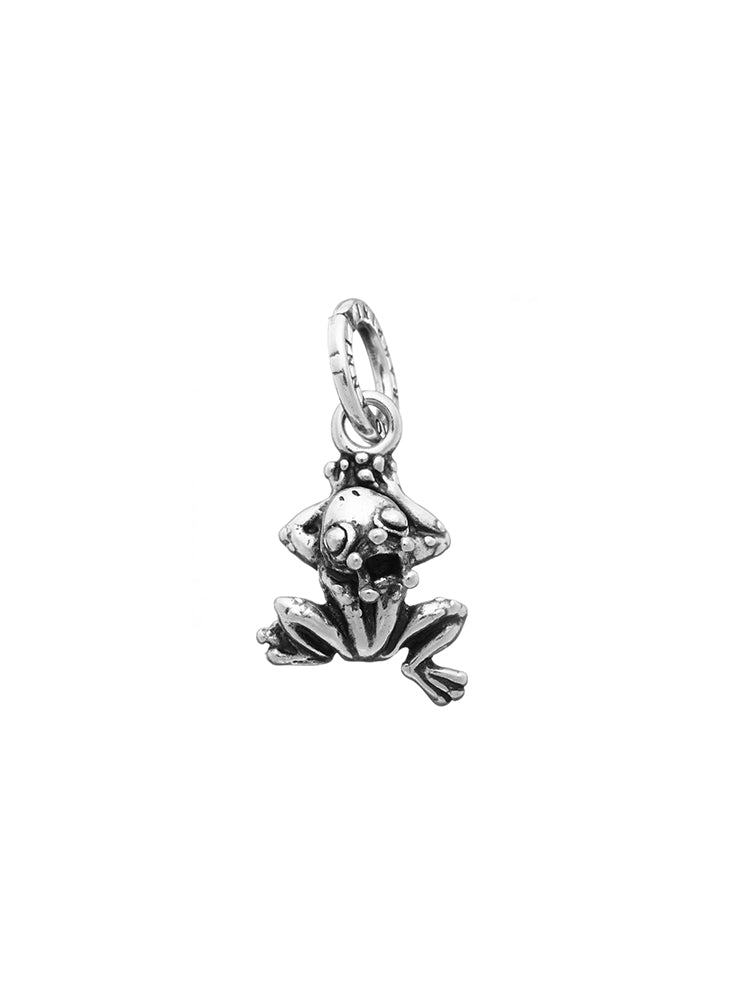 CHARM DONNA PRINCIPE RANOCCHIO IN ARGENTO 925 GIOVANNI RASPINI