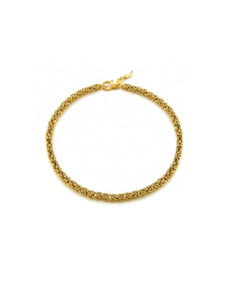 COLLANNA DONNA BIZANTINA PICCOLA IN ARGENTO PLACCATO ORO GIOVANNI RASPINI