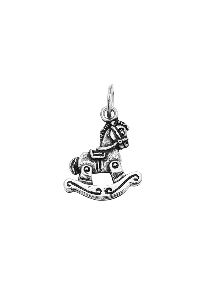 CHARM DONNA CAVALLO A DONDOLO IN ARGENTO 925 GIOVANNI RASPINI