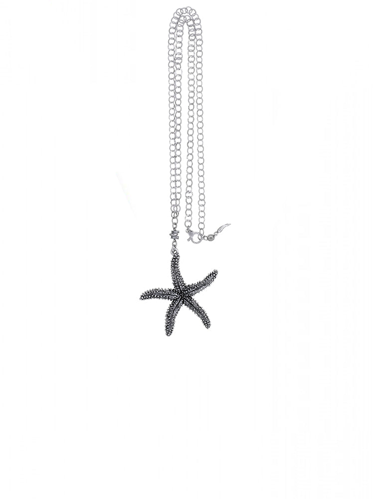 COLLANA DONNA STELLA MARINA 90 CM IN ARGENTO 925 GIOVANNI RASPINI.