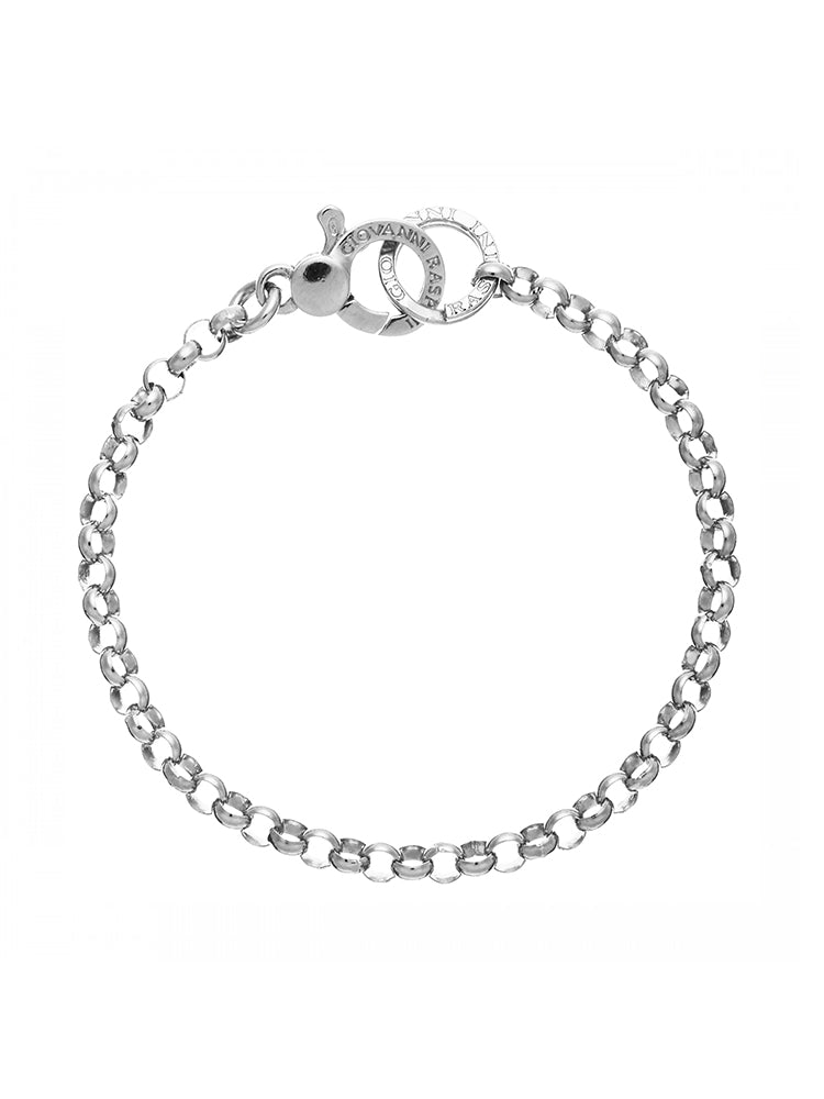 BRACCIALE DONNA BASE ROULETTE 20 CM IN ARGENTO 925 GIOVANNI RASPINI