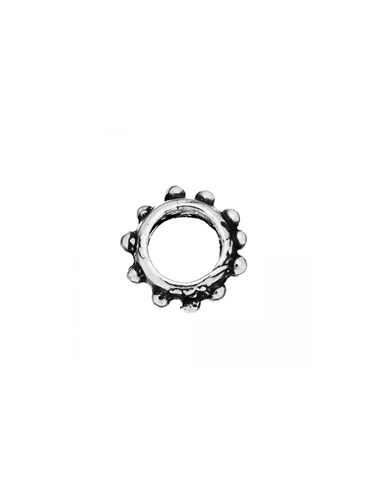 CHARM UNISEX CIAMBELLINA BORCHIE IN ARGENTO 925 GIOVANNI RASPINI
