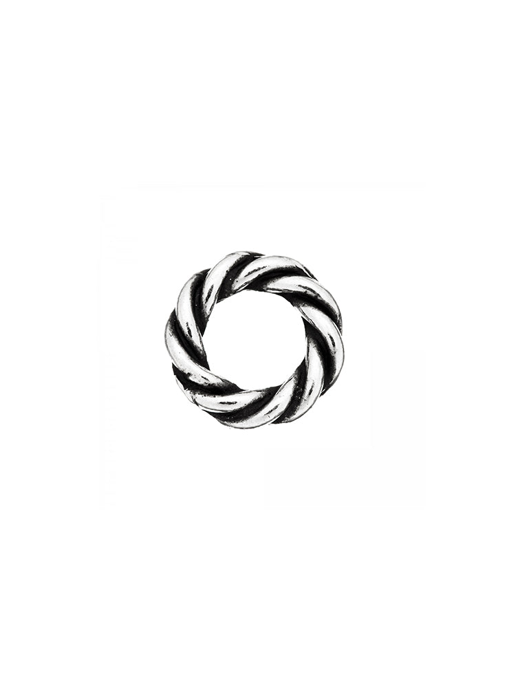 CHARM UNISEX CIAMBELLINA CORDA IN ARGENTO 925 GIOVANNI RASPINI