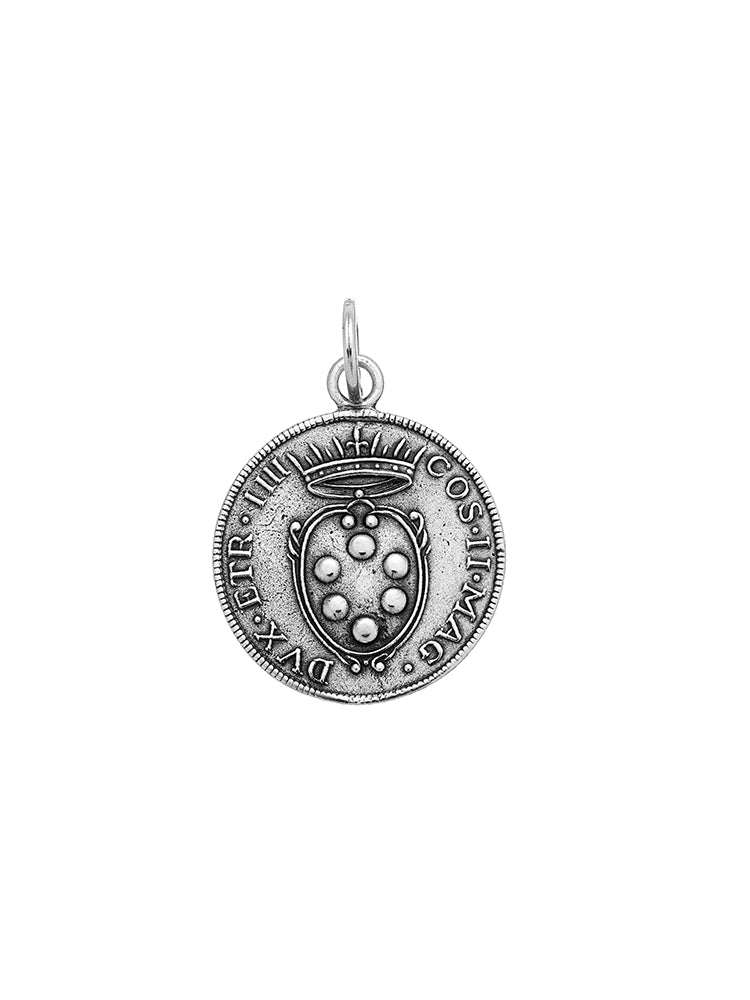 CHARM UNISEX STEMMA MEDICEO IN ARGENTO 925 GIOVANNI RASPINI