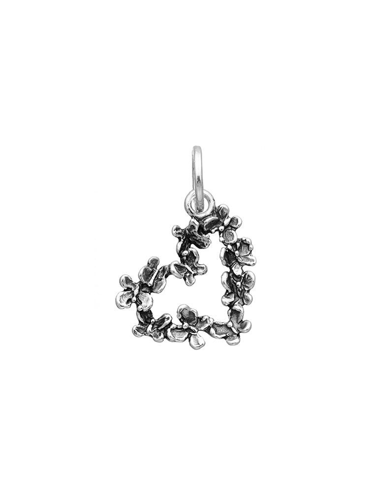 CHARM DONNA CUORE FARFALLE IN ARGENTO 925 GIOVANNI RASPINI