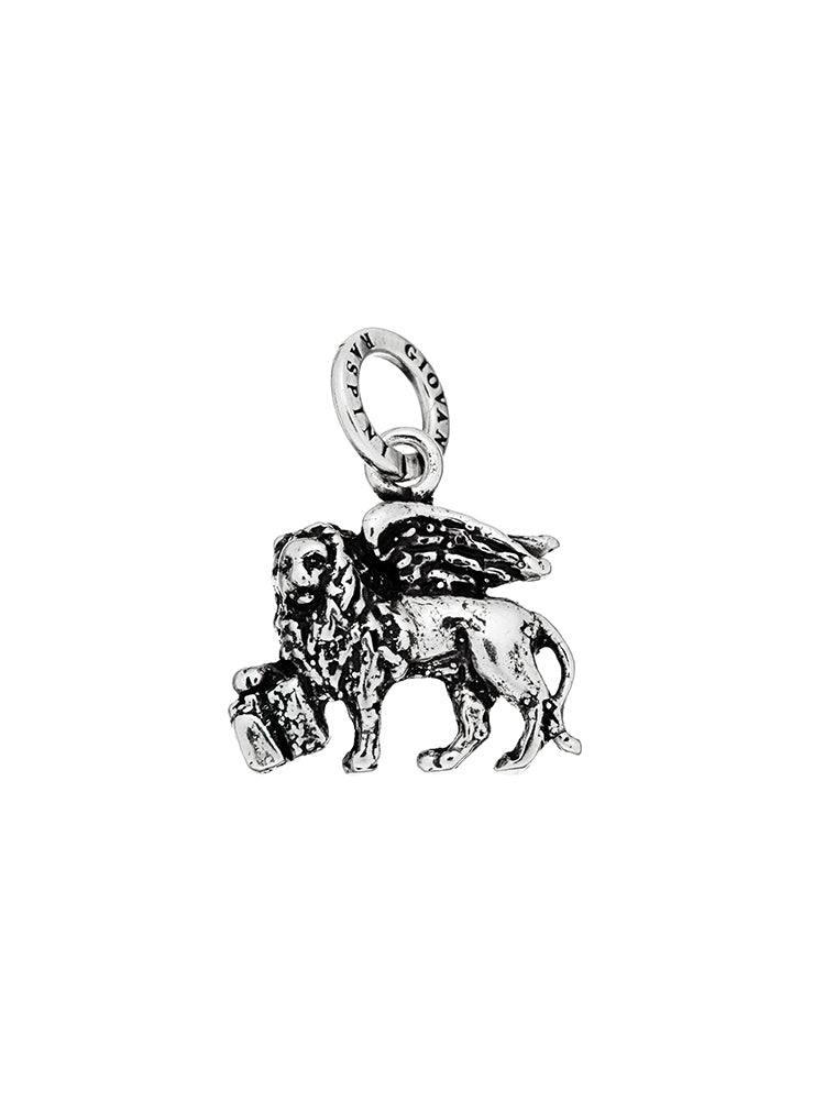 CHARM DONNA LEONE DI SAN MARCO IN ARGENTO 925 GIOVANNI RASPINI