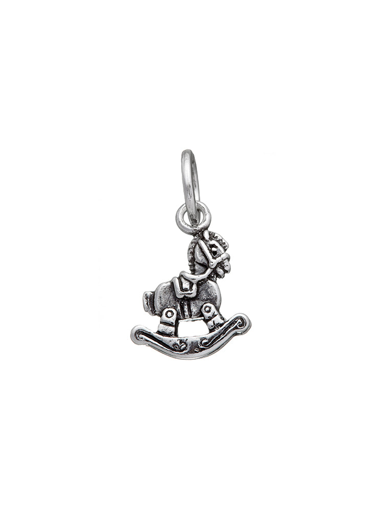 CHARM DONNA CAVALLO A DONDOLO IN ARGENTO 925 GIOVANNI RASPINI