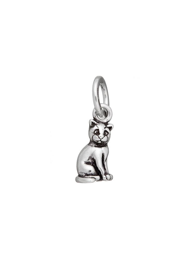 CHARM DONNA GATTO IN ARGENTO 925 GIOVANNI RASPINI