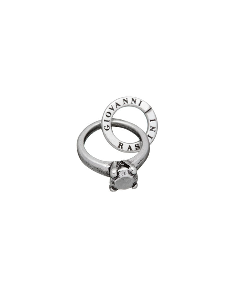 CHARM DONNA SOLITARIO IN ARGENTO 925 GIOVANNI RASPINI