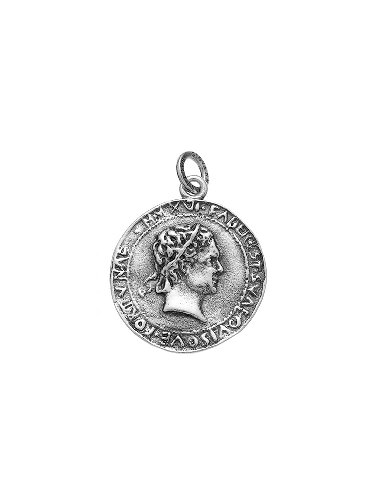 CHARM UNISEX MEDAGLIA ROMA IN ARGENTO 925 GIOVANNI RASPINI