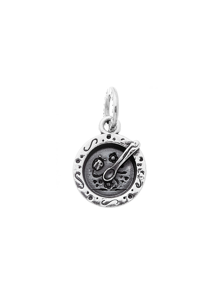 CHARM DONNA PIATTO PAPPA IN ARGENTO 925 GIOVANNI RASPINI