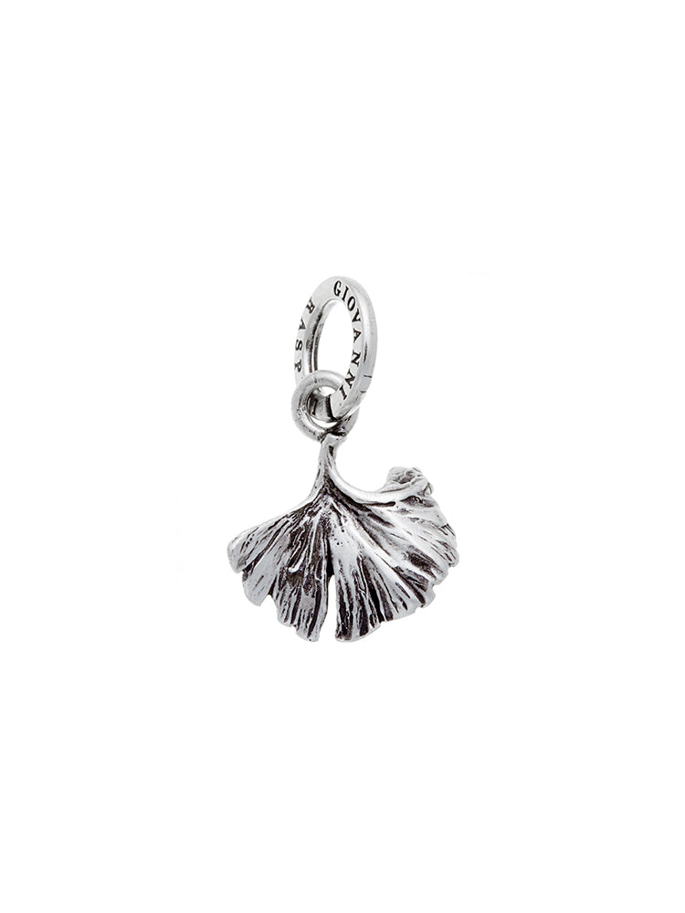 CHARM DONNA FOGLIA GINKGO IN ARGENTO 925 GIOVANNI RASPINI