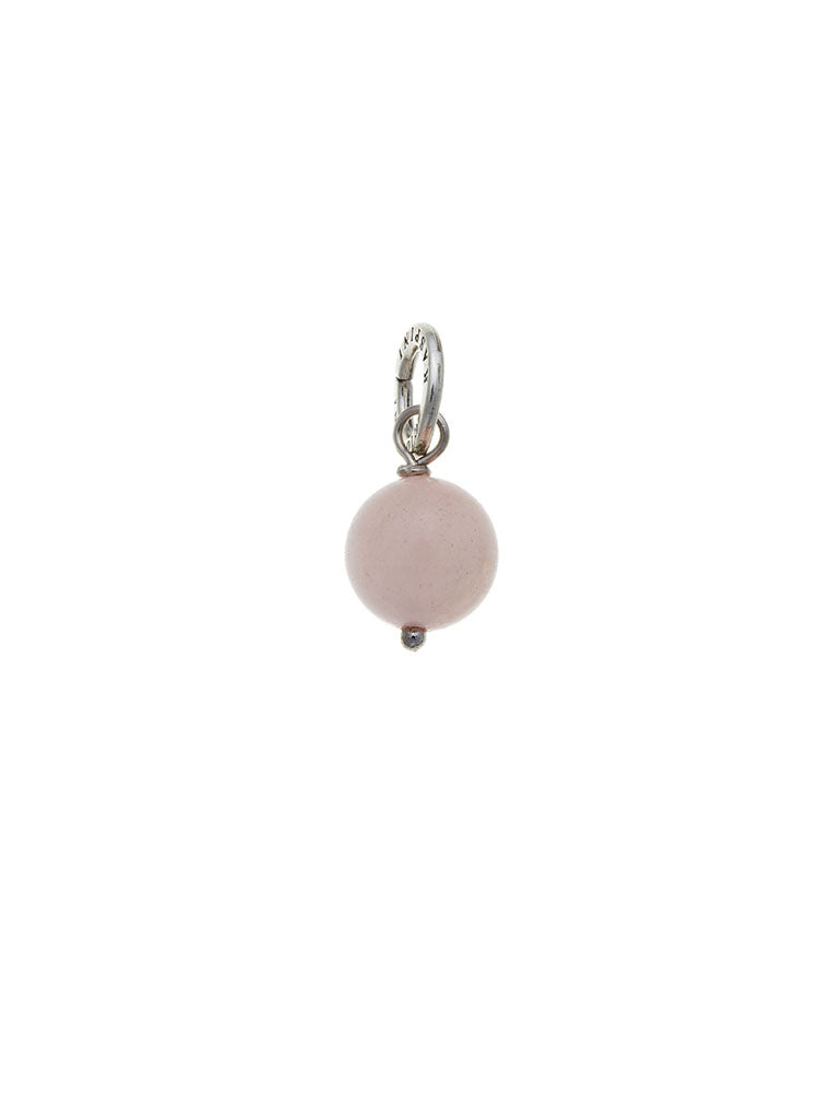 CHARM DONNA QUARZO ROSA E ARGENTO 925 GIOVANNI RASPINI