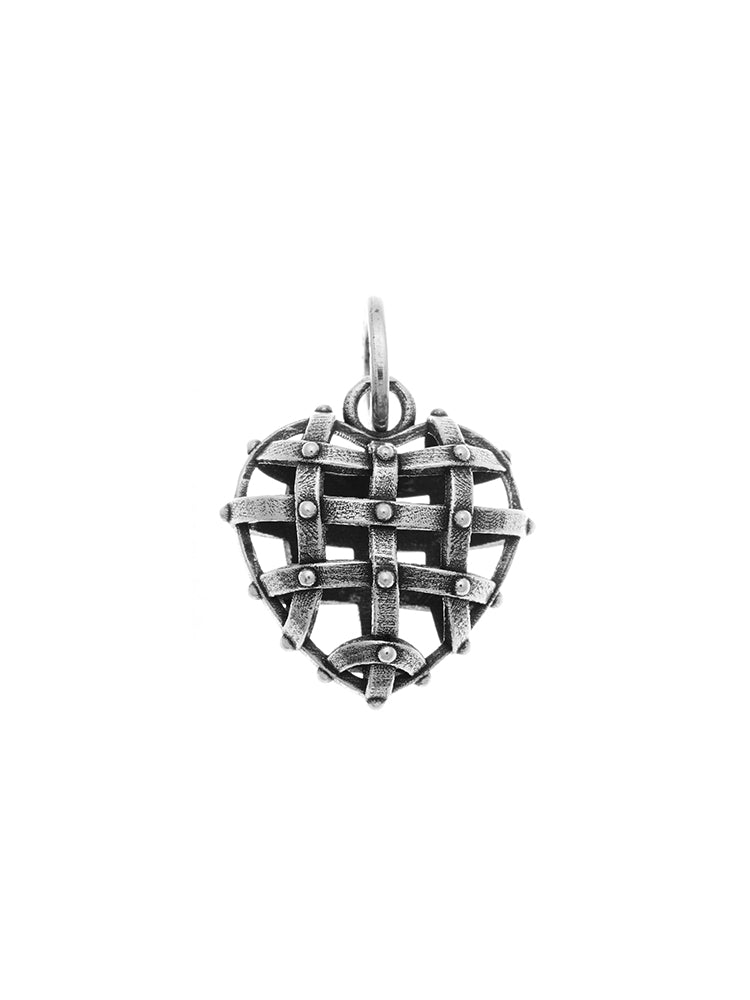 CHARM DONNA CUORE GABBIA IN ARGENTO 925 GIOVANNI RASPINI